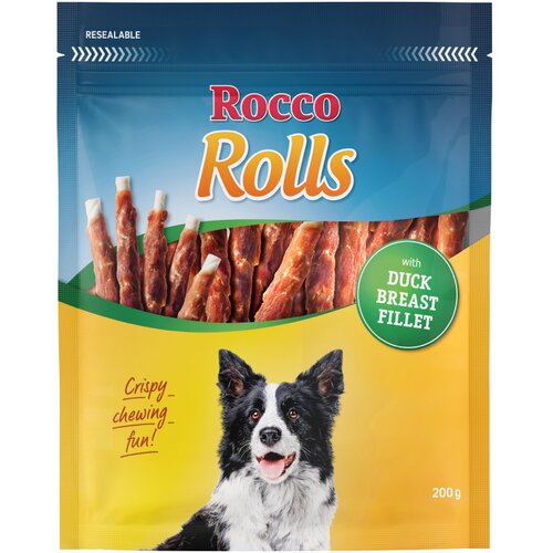 Rocco Varčno pakiranje Rolls žvečilni zvitki - S filejem račjih prsi 6 x 200 g Cene