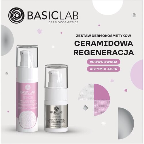 BasicLab Dermocosmetics Ceramide Regeneration darilni set za regeneracijo obraza Slike