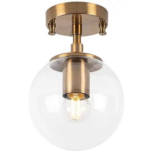 Opviq lights Stropna svjetiljka u brončanoj boji sa staklenim sjenilom ø 15 cm Atmaca –