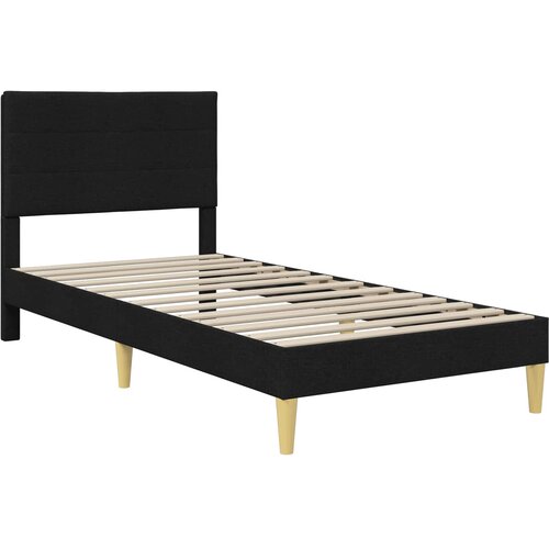 Krevetna konstrukcija Crna 90 x 190 cm Poliester Slike