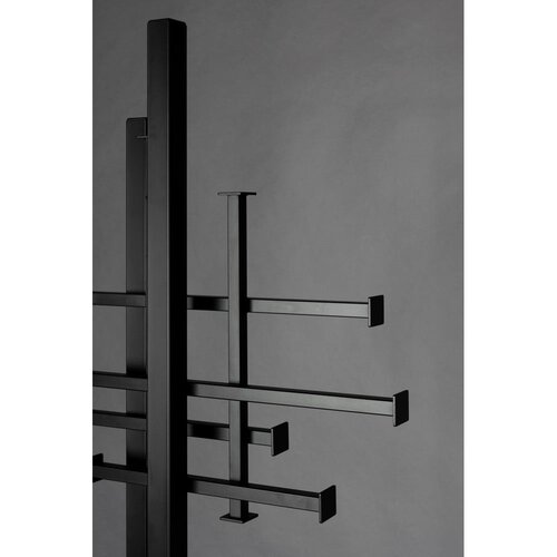 Dutchbone Črn jeklen obe&amp;scaron;alnik 71x185 cm Rumex &amp;ndash; Slike
