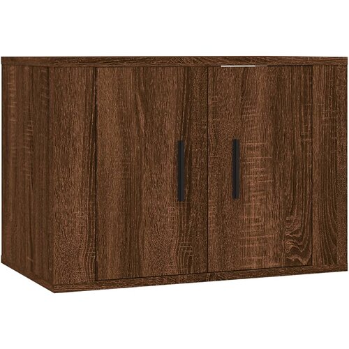 Maison Chic Stenska TV omarica - TV stojalo - Televizijska omarica rjav hrast 57x34,5x40 cm, (21699571) Cene