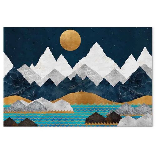  Slika - Night in the Mountains (1 Part) Wide 90x60 Akustična Cene