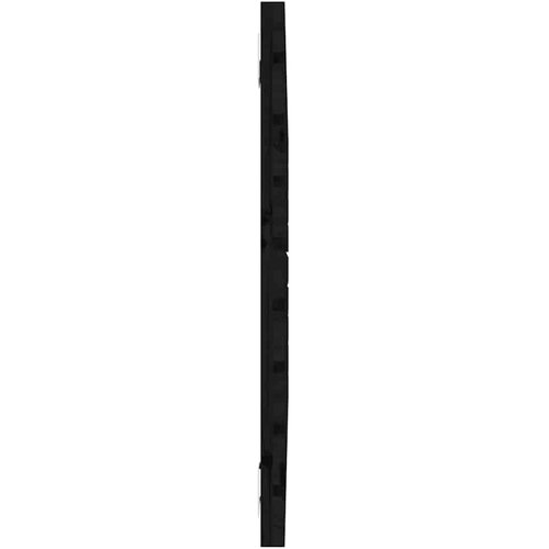  Zidno uzglavlje crni 96 x 3 x 63 cm od masivne borovine Slike