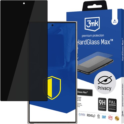 3mk ZA SAMSUNG GALAXY S24 ULTRA KALJENO STEKLO HARDGLASS MAX PRIVACY ČRNA, (21975949) Cene