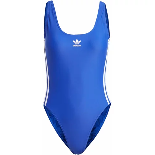 Adidas Jednodijelni kupaći kostim 'Adicolor 3-Stripes' plava / bijela