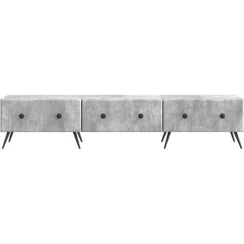  ormar Betonska siva 147 x 34,5 x 30 cm Konstruirano drvo Slike