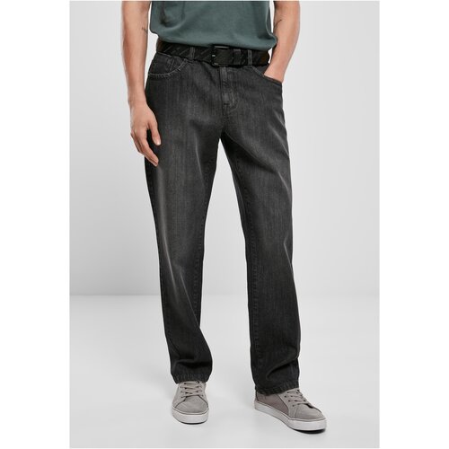 Urban Classics Men&amp;#039;s Loose Jeans Black/Washed Slike