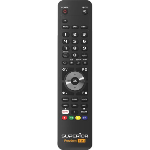 Superior Daljinski upravljač, za 4 uređaja, PC programiranje - 4:1 FREEDOM - black Cijene