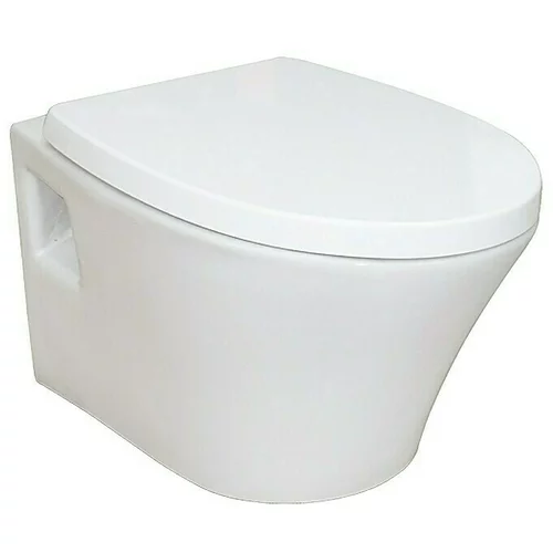 CAMARGUE Rio Zidna WC školjka (Bez ruba, Bez posebne glazure, Oblik ispiranja: Duboko, WC odvod: Vodoravno, Bijele boje)