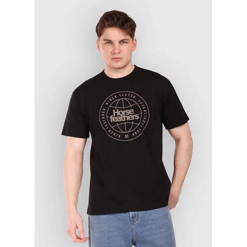 Horsefeathers Global T-shirt black Cene