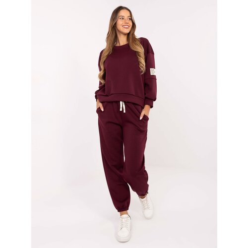 Italy Moda Set-MI-KMPL-M5879.86-burgundy Slike