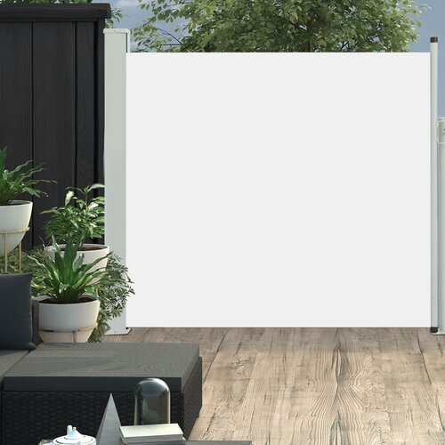 vidaXL Zložljiva stranska tenda za teraso 170x300 cm krem Cene