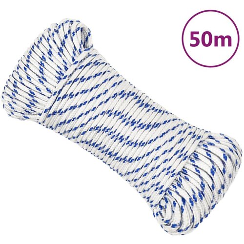 vidaXL Brodski konop bijeli 5 mm 50 m od polipropilena Cijene