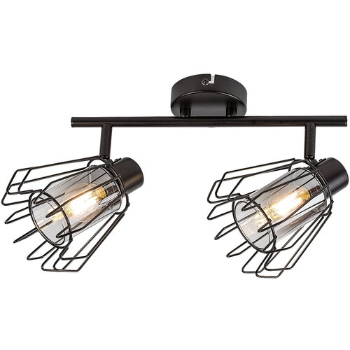 Rabalux plafonska spot lampa Emerencia, 2xE14, Crna Slike