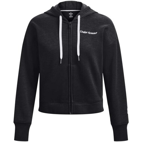 Under Armour Športne jope in jakne Essential Fleece Script FZ Hoodie Črna Cene