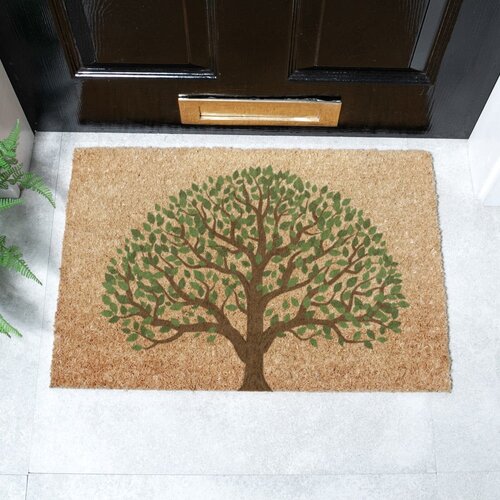 Artsy Doormats Predpražnik iz kokosovih vlaken 60x90 cm Tree of Life &amp;ndash; Slike