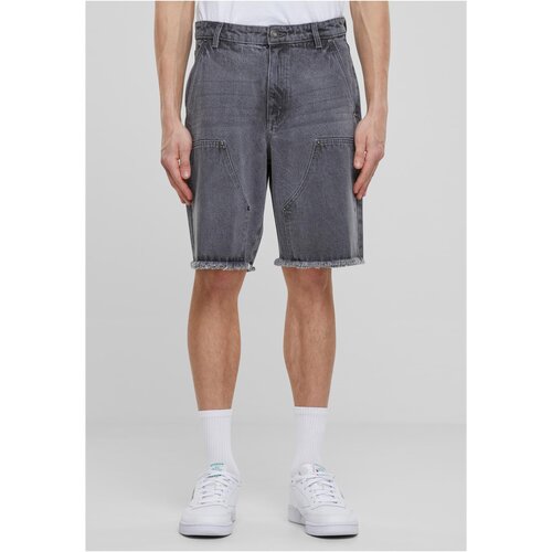 UC Men Men&amp;#039;s Open Edge Two Knee Denim Shorts - Grey Slike