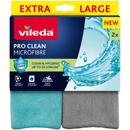 Vileda Set mikrofiber krpa Pro Clean, 2 komada Slike