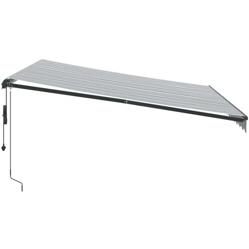 vidaXL Tenda na automatsko uvlačenje LED antracit i bijela 400x300 cm Cijene