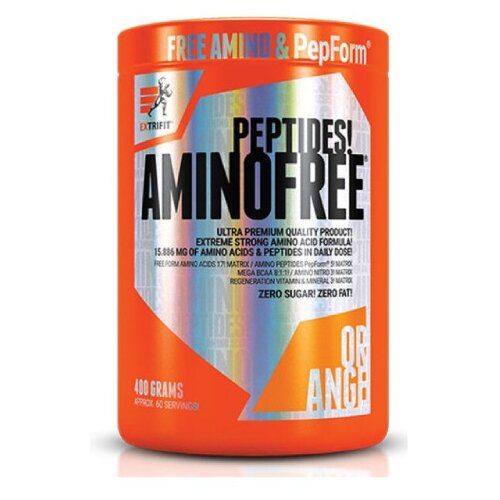 ExtriFit Aminofree &amp;amp; Peptides, Narandža, 400g Slike
