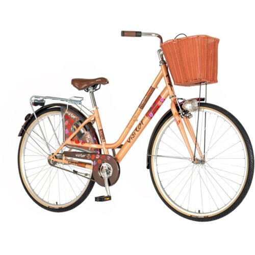 Visitor Bicikl fashion mocha 28" 17" v-brake kontra 155-178cm (s/m) bakarni Cene