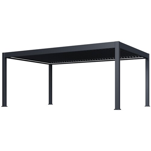 Pergole Luksuzna motorizirana bioklimatska pergola PRESTIGE 6×4 m, aluminij &ndash; samostojeća Cijene