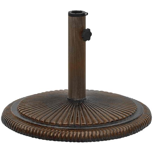  Stalak za suncobran brončani 45 x 45 x 30 cm lijevano željezo Slike