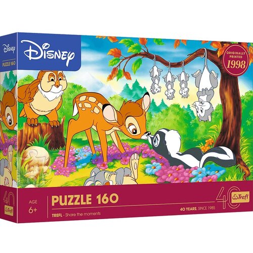 Trefl Puzzle 40th Anniversary of - Bambi and the Forest Friends 40054 - 160 delova Slike