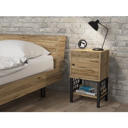 Hanah home FRN-12031 atlantic pine nightstand Cene