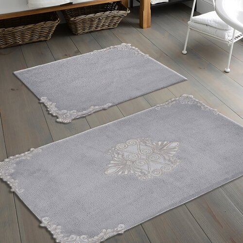 Lessentiel Maison set 2 prostirke za kupatilo Sivi Slike