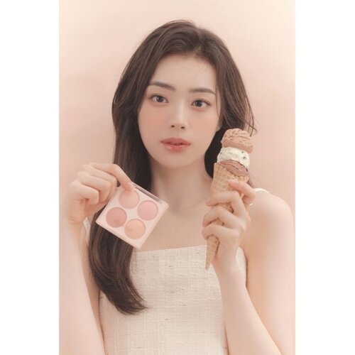 Dasique Blending Mood Cheek paleta rumenila nijansa 09 Almond Vanilla 10 g Slike