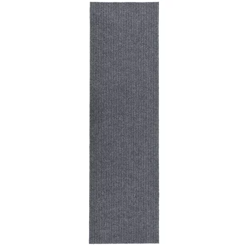 vidaXL dugi tepih za hvatanje nečistoće 100 x 400 cm sivi