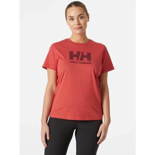 Helly Hansen ženska majica w hh logo t-shirt - crvena Slike