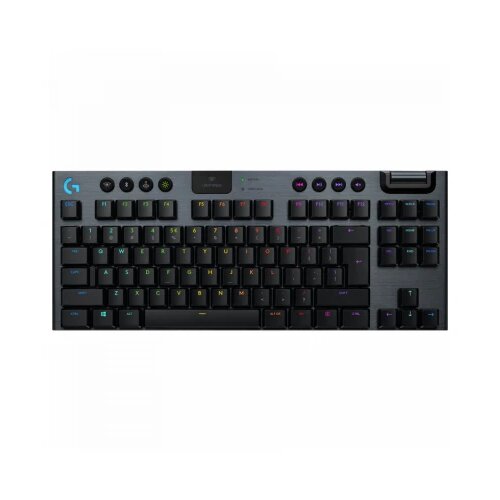 Logitech G915 x lightspeed tkl wireless gaming keyboard - black - us int'l - 2.4GHZ/BT - EMEA28i-935 - tactile Cene