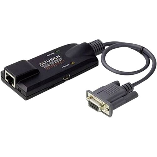 Aten KVM adapter [1x D-SUB-vtičnica 9pol. - 1x RJ45-vtičnica] 0.09 m črn (20519101) Cene