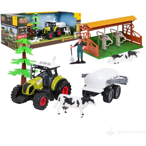  Traktor i farma za uzgoj krava Cene