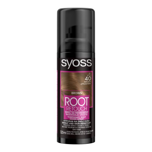 Syoss sprej za prekrivanje lasnega narastka - Root Retoucher - Brown Slike