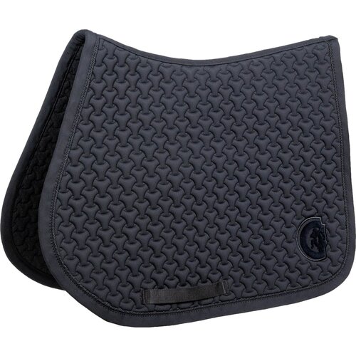 Kentucky Horsewear Skakalna podsedelnica Plaited 3D Logo - black Cene