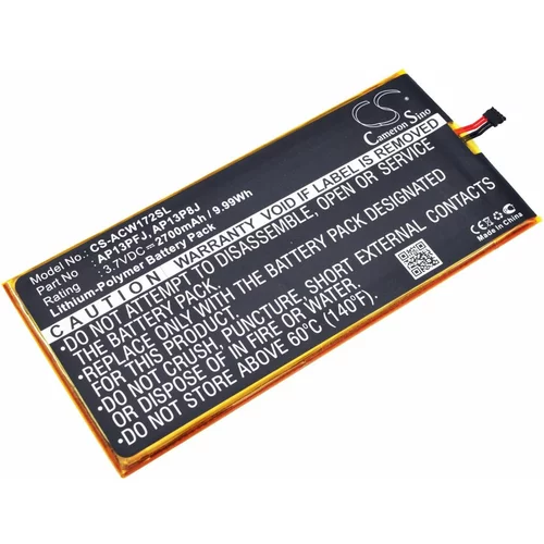 VHBW Baterija za Acer Iconia Tab B1-720, 2700 mAh