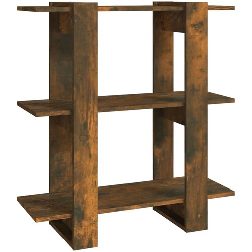 Maison Chic Knjižna omara - Knjižni regal dimljeni hrast 80x30x87 cm, (21723094) Cene