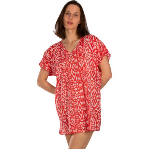 AKER Kaftan za plažu Aztec crveni Cene
