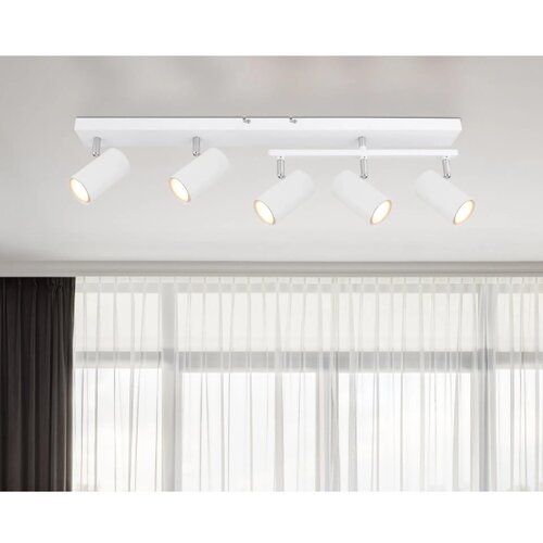 Globo spot lampa 5XGU10 beli 57911 5W robby Slike