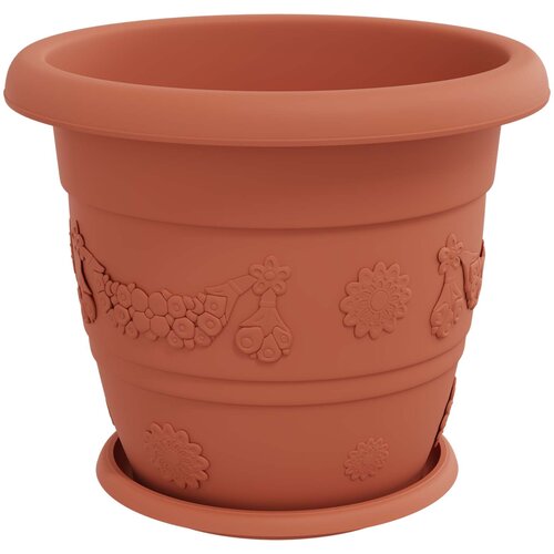  Saksije za biljke 24 pcs Crvena cigla &amp;Oslash; 34 x 28 cm Plastika Slike