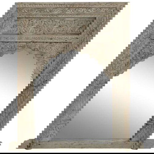  Zidno ogledalo Home ESPRIT Prirodno 60 x 10 x 85 cm Cijene