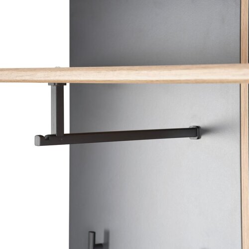 M&amp;ouml;max Garderobni Panel Clever, Barva Hrast, Antracit Slike