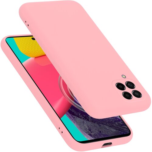 Cadorabo Ohi&amp;scaron;je združljiv s Samsungom v tekoči roza barvi - za&amp;scaron;čitni pokrov iz fleksibilnega silikona TPU, (20590131) Slike
