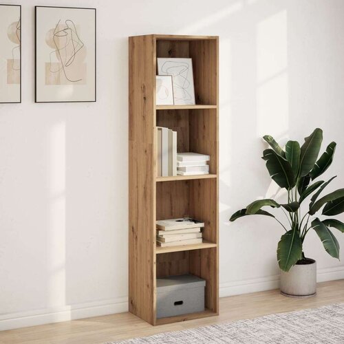 VidaXL Regal za knjige boja artisian hrast 40x30x152 cm drveni Slike