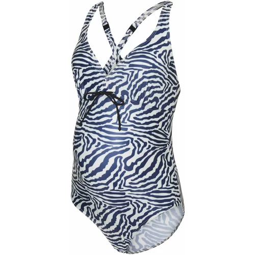 Mamalicious Jednodijelni kupaći kostim 'JOSEFINE' tamno plava / crna / bijela
