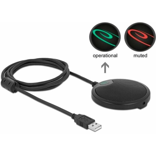 Delock USB Condenser Microphone Omnidirectional for Conferences Cijene
